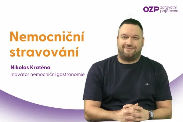 Jak funguje nemocniční stravování? Rozhovor s Nikolasem Kratěnou