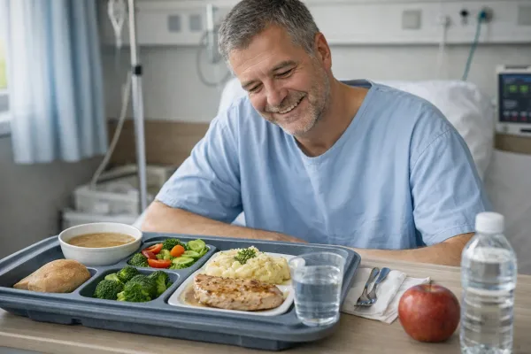 Jídlo jako součást léčby v nemocnici