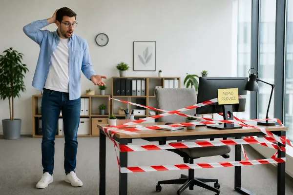 Bezpečnost práce u počítače: Nejčastější „úrazy“ a jak jim předejít