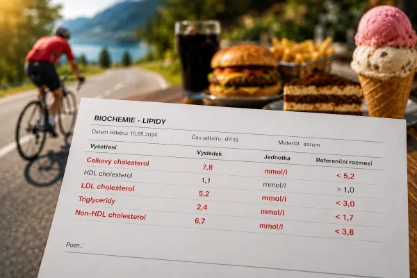 Cholesterol na dovolené: proč nestačí jen hodně chodit